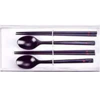 Jilpoom - Lacquered wooden children's cutlery